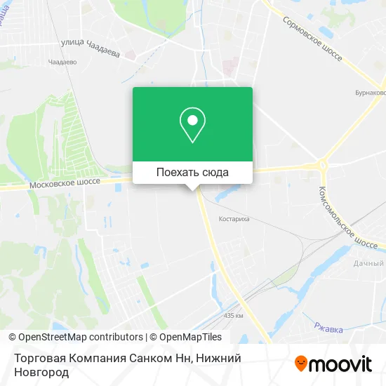 Карта Торговая Компания Санком Нн