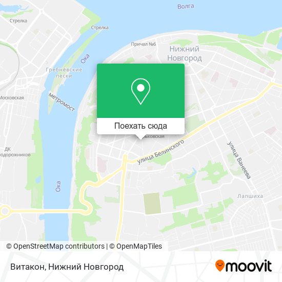 Карта Витакон