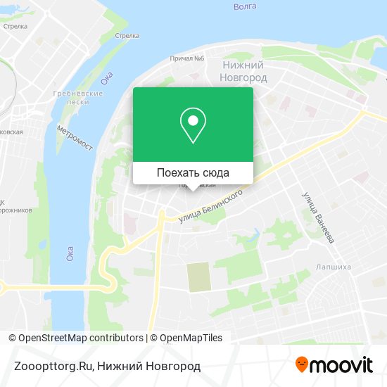 Карта Zooopttorg.Ru