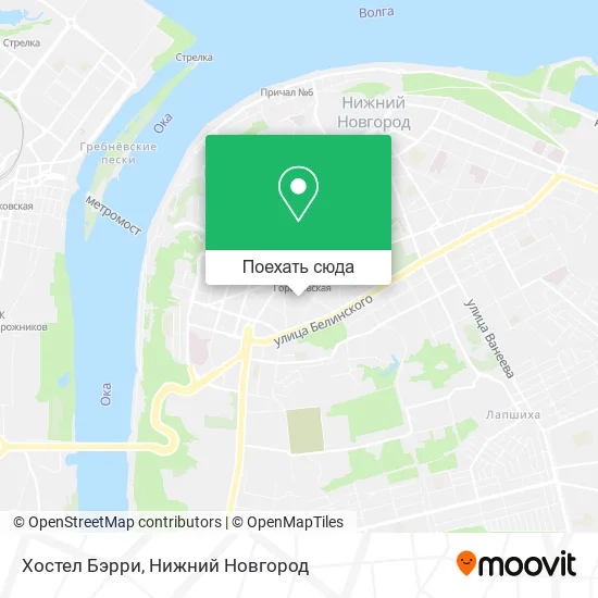 Карта Хостел Бэрри