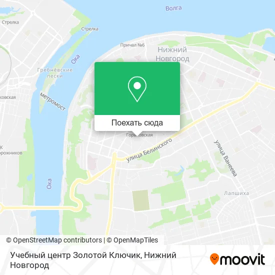 Карта Учебный центр Золотой Ключик