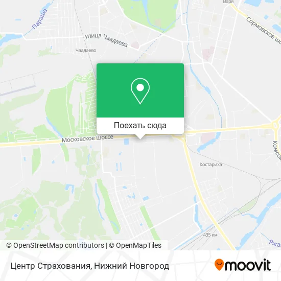 Карта Центр Страхования