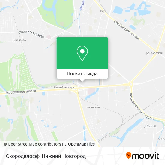 Карта Скороделофф