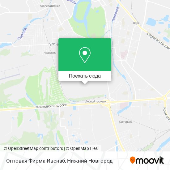 Карта Оптовая Фирма Ивснаб