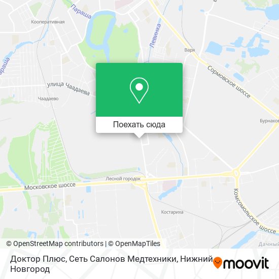Карта Доктор Плюс, Сеть Салонов Медтехники