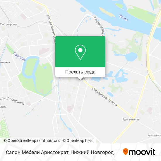 Карта Салон Мебели Аристократ