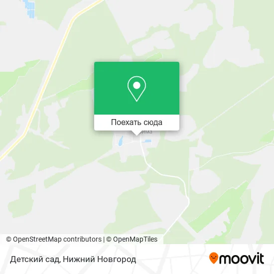 Карта Детский сад