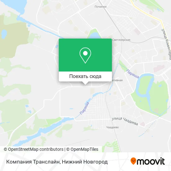 Карта Компания Транслайн