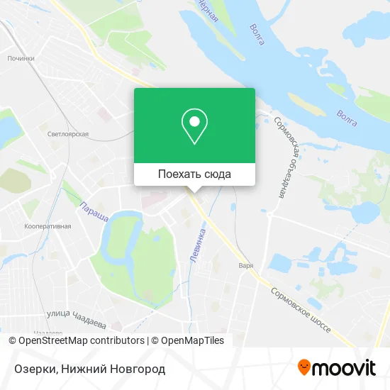 Карта Озерки