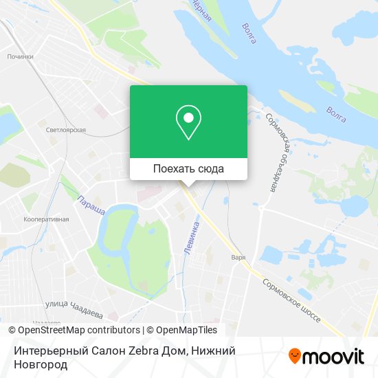 Карта Интерьерный Салон Zebra Дом