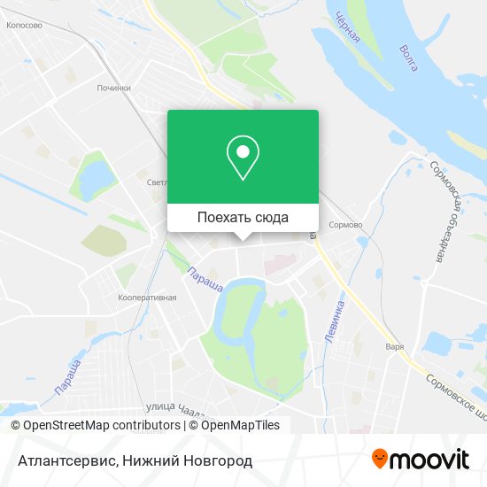 Карта Атлантсервис