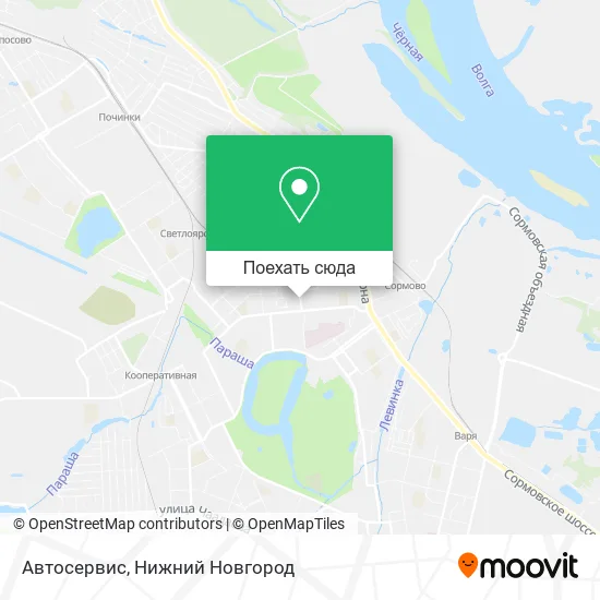 Карта Автосервис