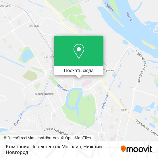 Карта Компания Перекресток Магазин