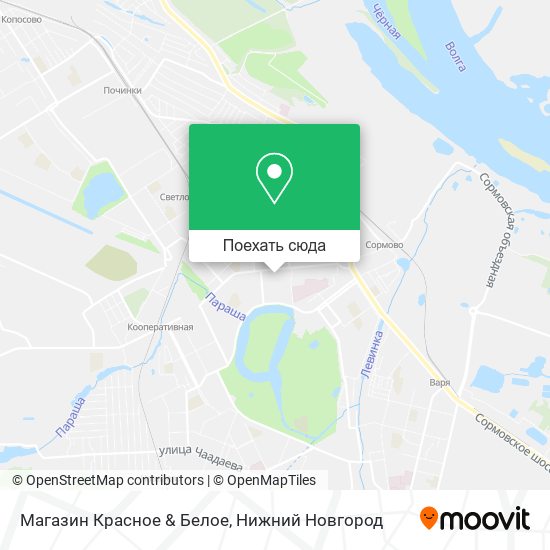 Карта Магазин Красное & Белое