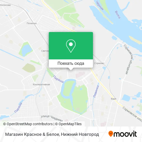 Карта Магазин Красное & Белое