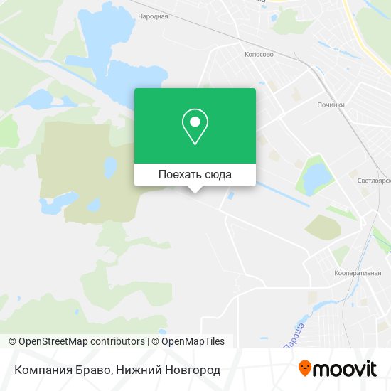 Карта Компания Браво