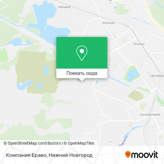 Карта Компания Браво