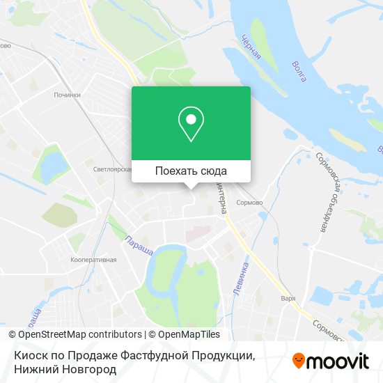 Карта Киоск по Продаже Фастфудной Продукции