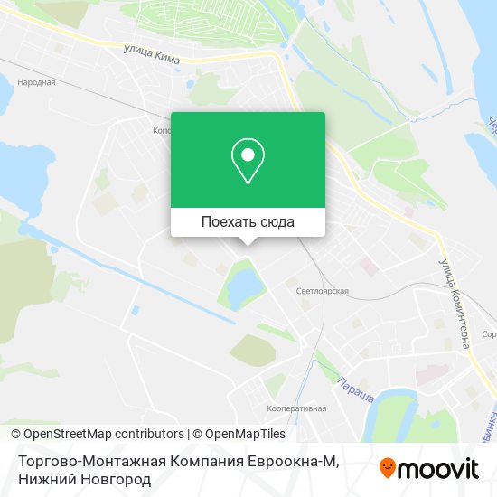 Карта Торгово-Монтажная Компания Евроокна-М