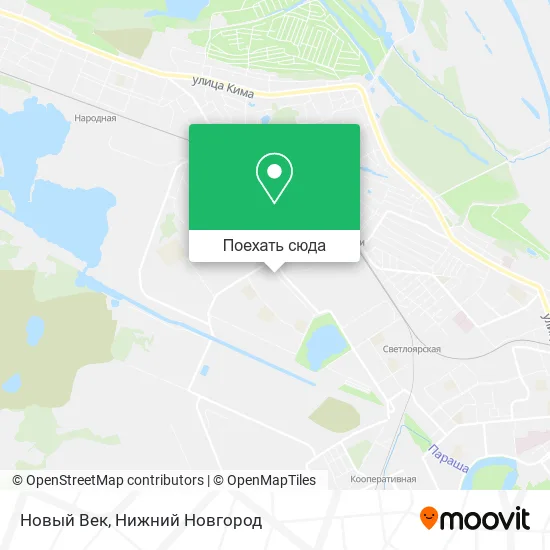 Карта Новый Век