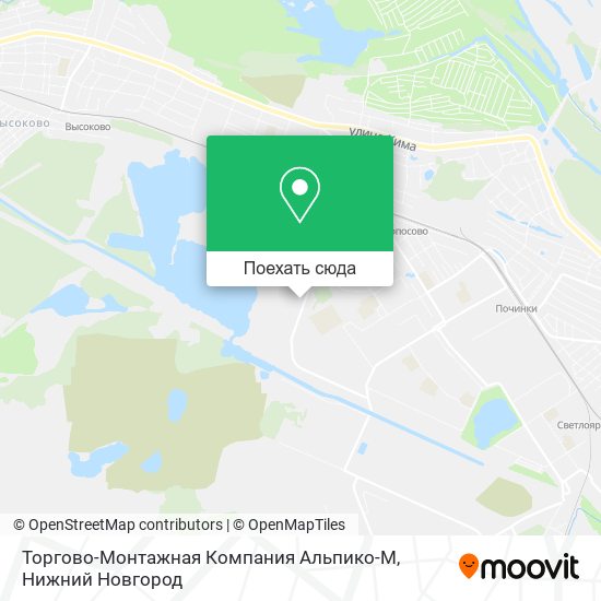 Карта Торгово-Монтажная Компания Альпико-М