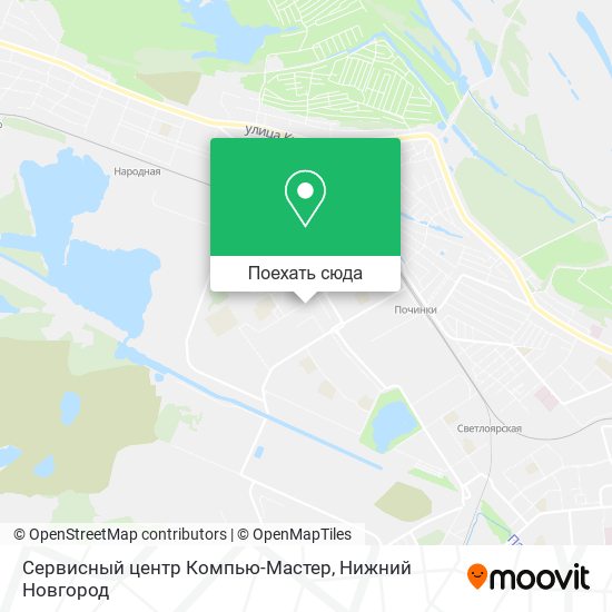Карта Сервисный центр Компью-Мастер