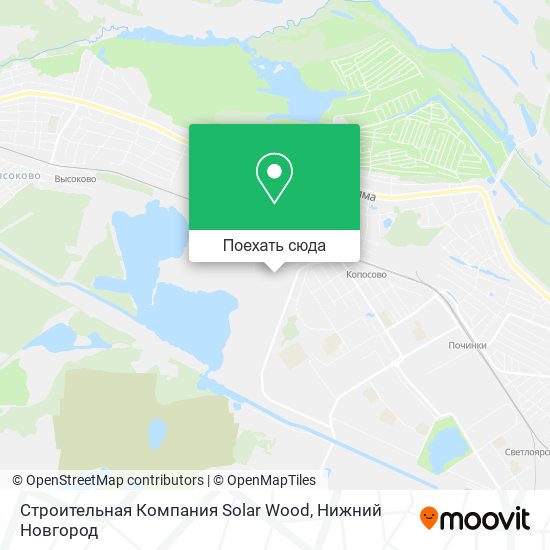 Карта Строительная Компания Solar Wood