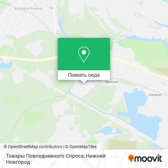 Карта Товары Повседневного Спроса