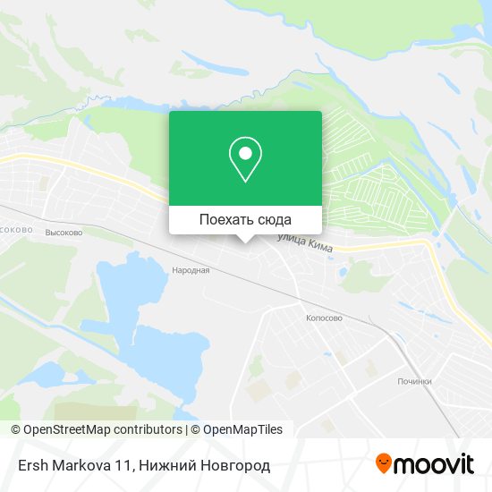 Карта Ersh Markova 11