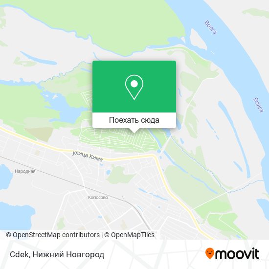 Карта Cdek