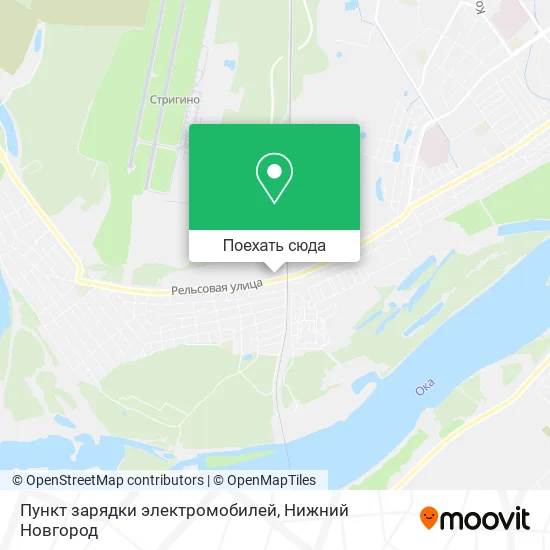 Карта Пункт зарядки электромобилей