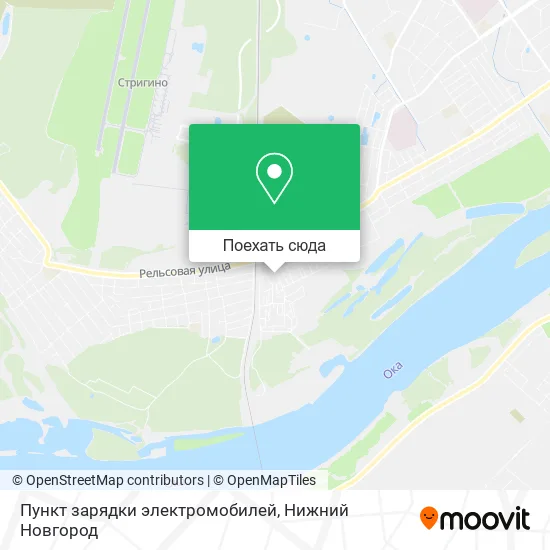 Карта Пункт зарядки электромобилей