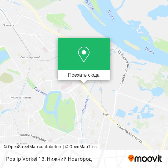 Карта Pos Ip Vorkel 13