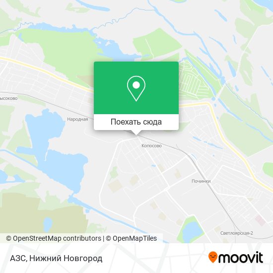 Карта АЗС