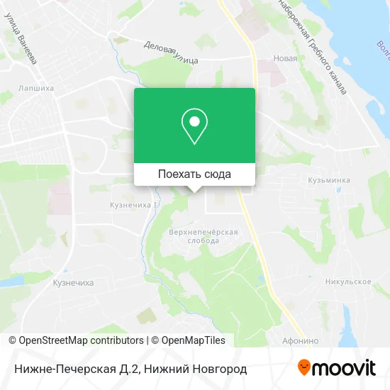 Карта Нижне-Печерская Д.2