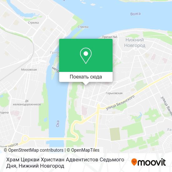 Карта Храм Церкви Христиан Адвентистов Седьмого Дня