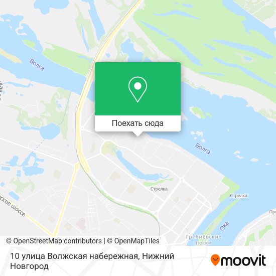 Карта 10 улица Волжская набережная