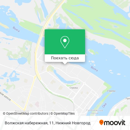 Карта Волжская набережная, 11
