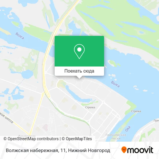 Карта Волжская набережная, 11