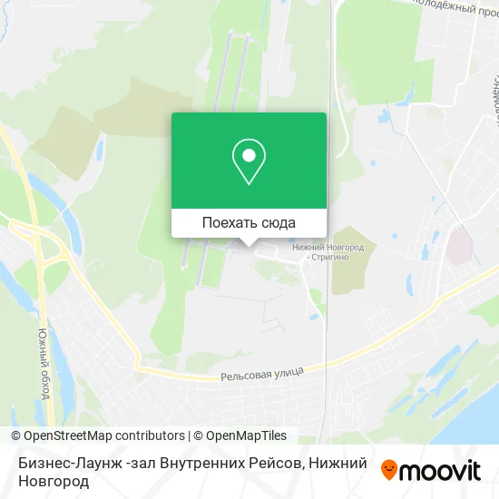 Карта Бизнес-Лаунж -зал Внутренних Рейсов