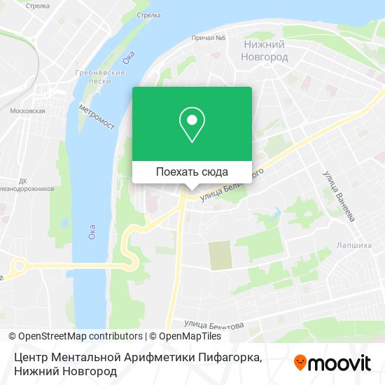 Карта Центр Ментальной Арифметики Пифагорка