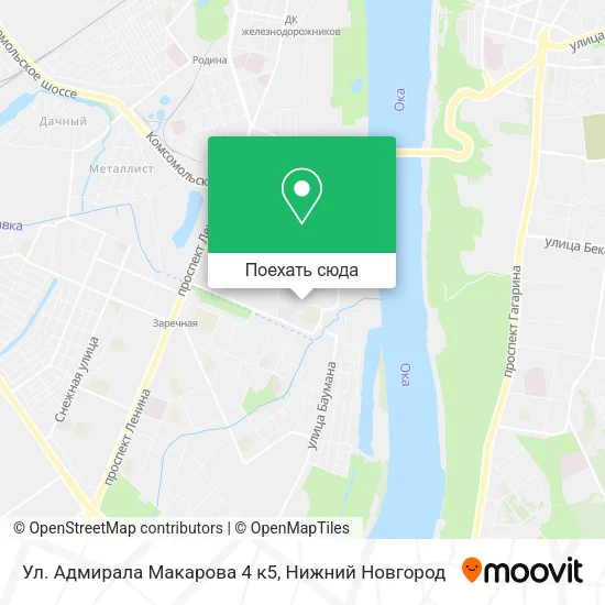 Карта Ул. Адмирала Макарова 4 к5