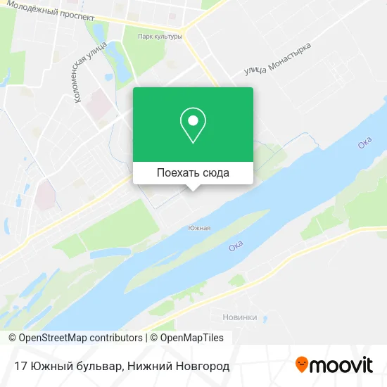 Карта 17 Южный бульвар