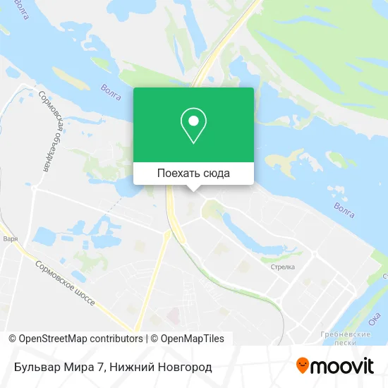 Карта Бульвар Мира 7