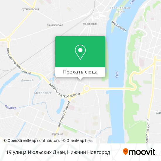 Карта 19 улица Июльских Дней