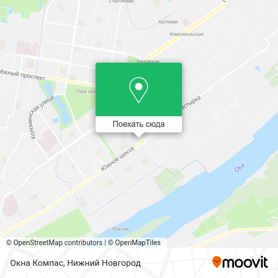 Карта Окна Компас