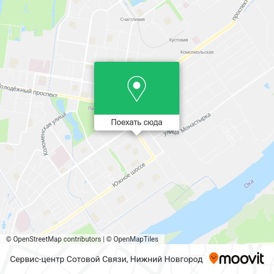 Карта Сервис-центр Сотовой Связи