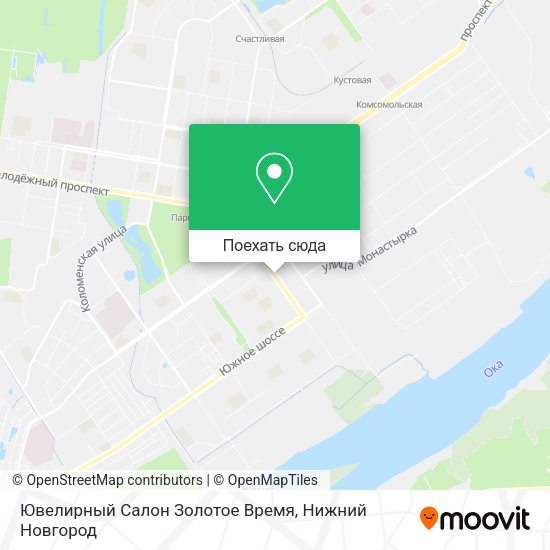 Карта Ювелирный Салон Золотое Время