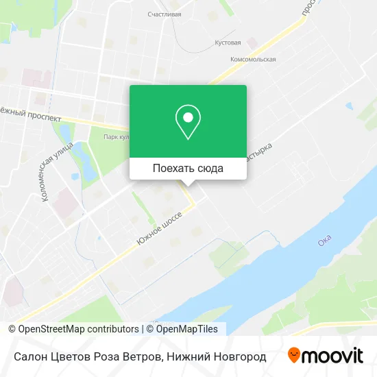 Карта Салон Цветов Роза Ветров