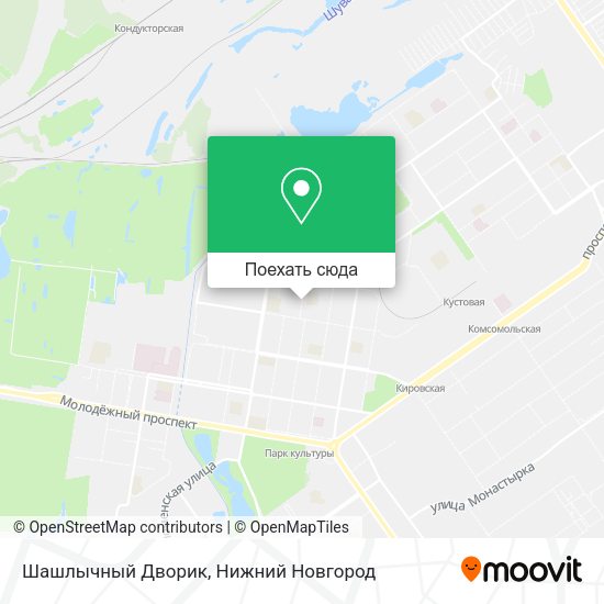 Карта Шашлычный Дворик